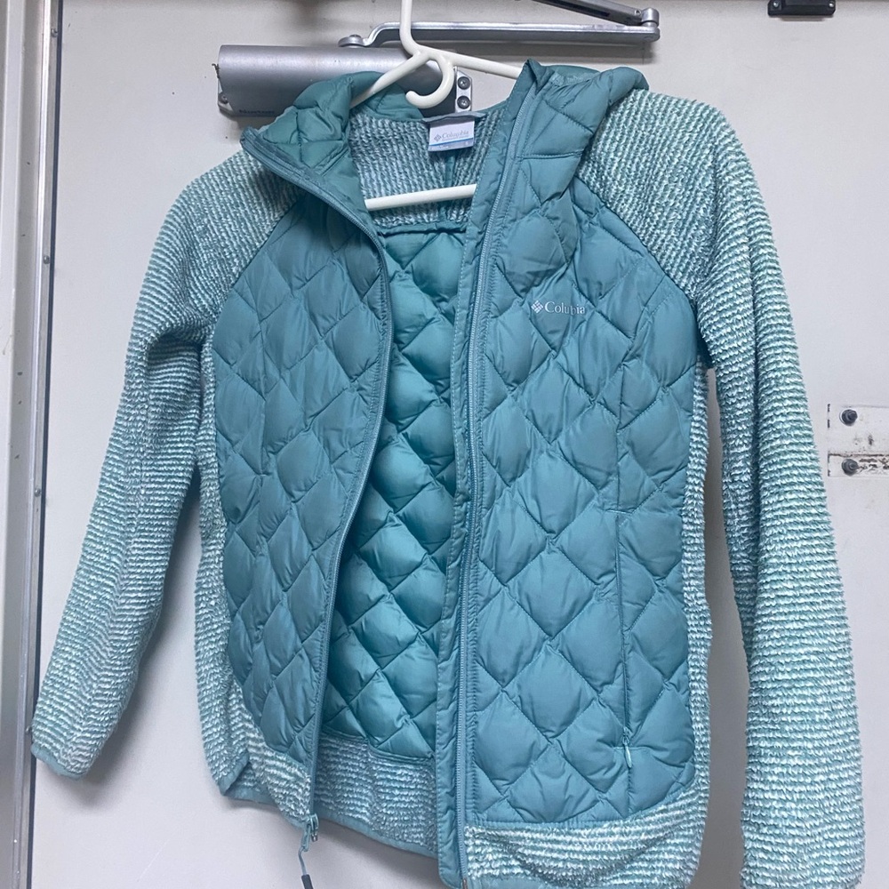 Columbia Seafoam Textured Jacket